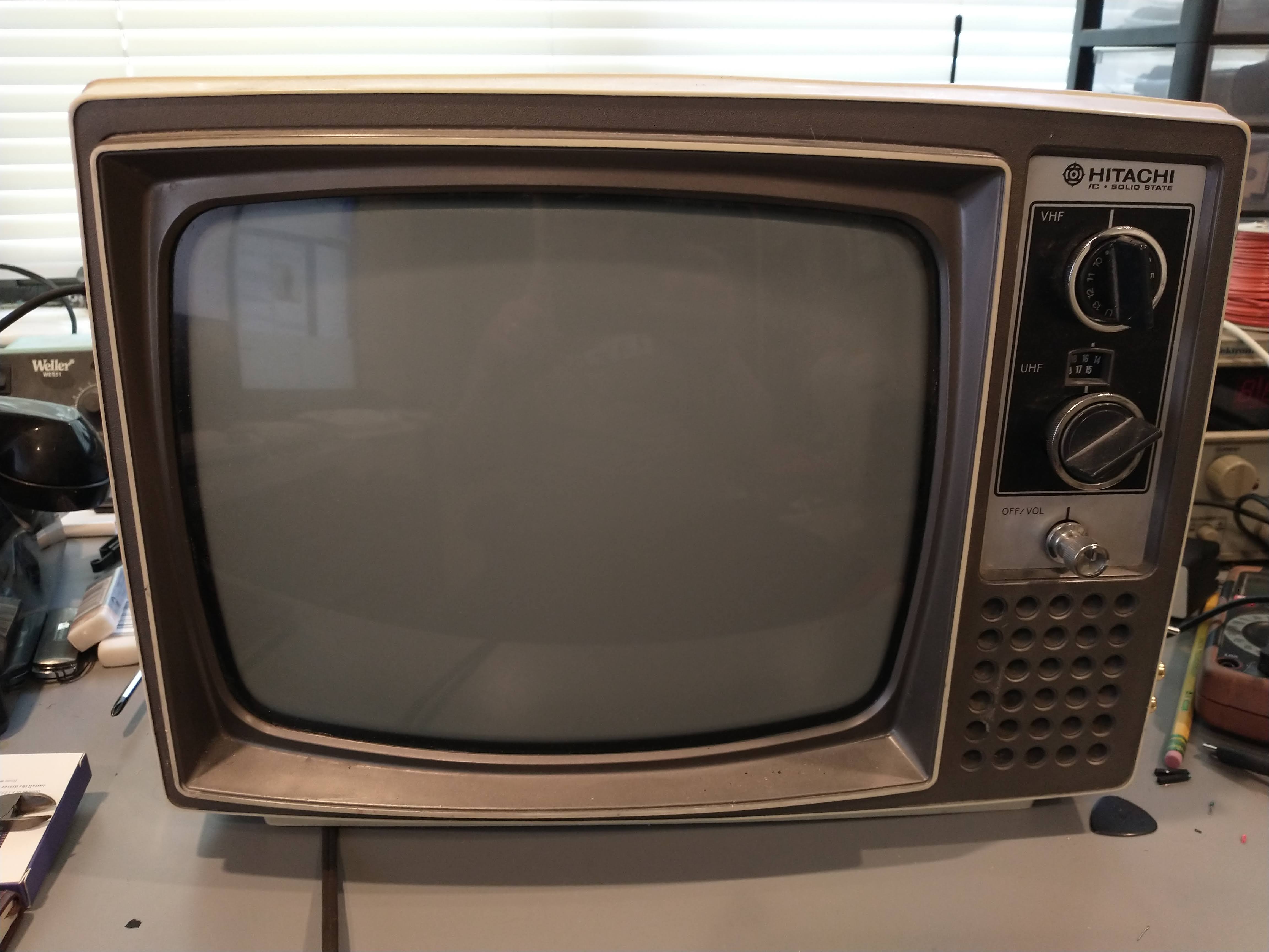 front view of tv